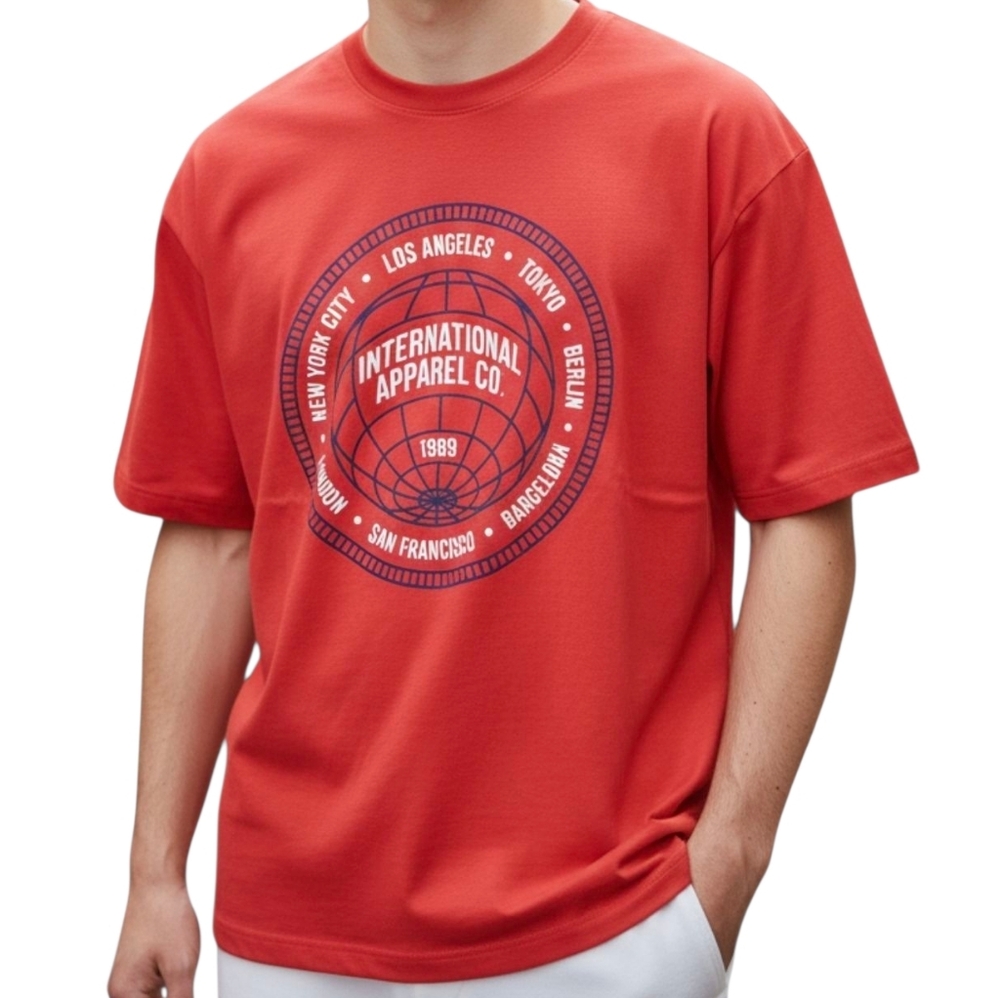 Men's Cedarwood State Red International Apparel Co. Graphic Tee M